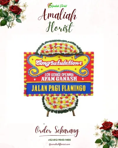 Bunga Papan Congratulation di Bulusari